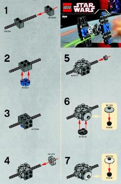 Lego set 8028 Star Wars MINI TIE