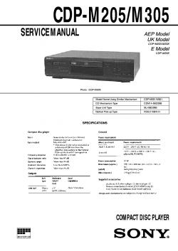 Sony CDP-M205